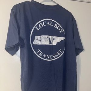 Size L Local Boy Navy pocket tee